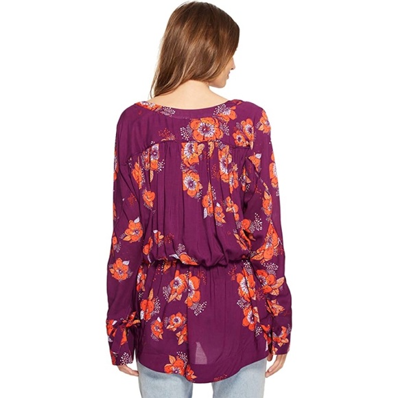 Free People Tuscan Dreams Tunic Top - Picture 2 of 6